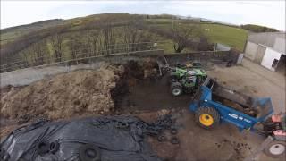 Spreading Dung - Kilmean Farms (HD)