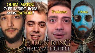 Streamers Reagindo ao Primeiro Boss da DLC Elden Ring - Quem Matou Mais Rápido? #alanzoka #eldenring