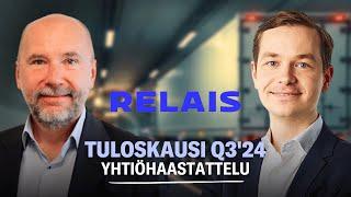 Relais Group Q3'24: Kunnianhimoa riittää