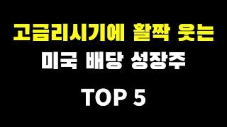 고금리 시기에 수혜받는 미국 배당성장 기업 TOP5