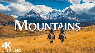 Mountains 4K UHD - Scenic Relaxation Film With Soothing Piano Music - 4K Nature