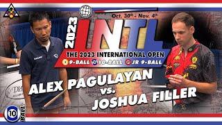 10-Ball - JOSHUA FILLER vs ALEX PAGULAYAN - 2023 International Open Big Foot Challenge