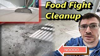 Cleaning This Carpet After A Food Fight!!….. Challenge Accepted! Can we get it clean?