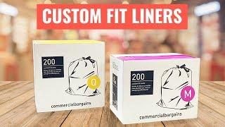 Custom Fit Liners | Perfect Fit | Simplehuman Alternative - Commercial Bargains Inc.