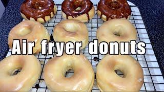 AIR FRYER DONUTS by lanie tapire #airfryer #airfryerrecipes #donuts