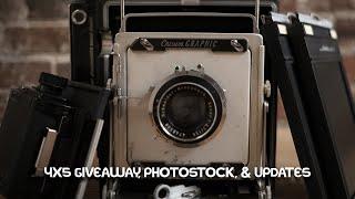 Photostock 2022, Graflex 4x5" Giveaway, and Channel Updates - Large Format Friday