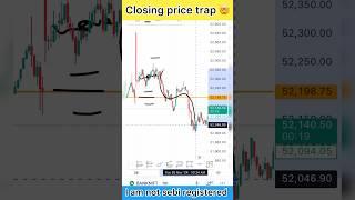 closing price trap retailers #shorts #trading #banknifty @FriendlySachuu