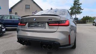 2021 BMW M3 Competition EXHAUST sound and revs by Supergimm