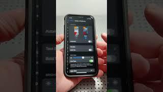 iPhone How To CHANGE Dark Mode #shorts