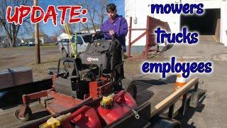 Update Mowers Employees Trucks