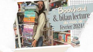 Petit mois mais gros achats : voici mon bookhaul & bilan lecture du mois de février 2024 ! ️