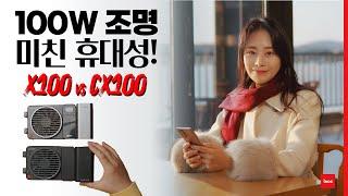 지윤 Molus X100 VS Cinepeer CX100 뭘 살까?  지속광 조명 활용 팁과 비하인드 포함