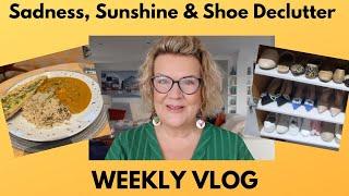 Weekly Vlog: Sunshine, Sadness & Shoe Decluttering