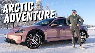 Arctic Porsche Taycan & Macan EV Road Trip To The Northernmost DC Fast Charger In The World!