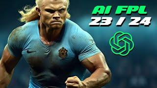 FPL 23/24 - My 100% ChatGPT Controlled Team (AI) Intro