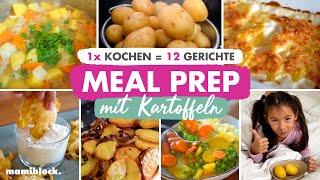 Meal Prep Kartoffeln | 1x kochen = 12 Gerichte | mamiblock