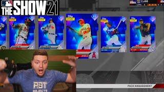 I opened over 2,500 MLB The Show 21 Packs, worth $1500 :(