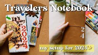 Travelers Notebook Journal  SET UP 2024 | Janethecrazy