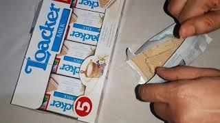 LOACKER•|| MILK WAFER•||UNBOXING AND REVIEW•||FOODIIE EXPRESS