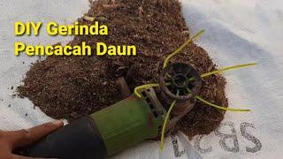 DIY Mesin Pencacah Daun Pemotong Rumput Bahan Kompos