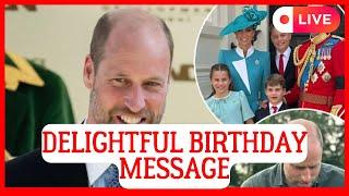 ROYALS IN SHOCK! PRINCE WILLIAM RECEIVES HEARTWARMING BIRTHDAY TRIBUTE FROM KATE AND KIDS!