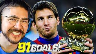 REACTING TO MESSI’S BEST EVER SEASON! 