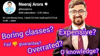 ca neeraj arrora classes review (honest review)#cainter#cafinal#cafoundation#icai#neeraj arrora