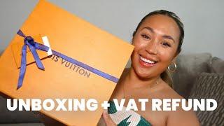 DESIGNER BAG UNBOXING | Louis Vuitton Alma BB Purse + Europe Savings & VAT Refund Breakdown 2024