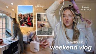 weekend vlog | hosting prep, gameday & more