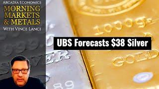 UBS Forecasts $38 Silver