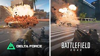 Delta Force Early Access vs Battlefield 2042 - Destruction Comparison