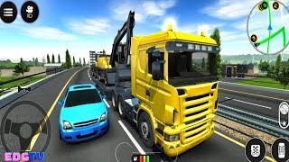 Drive Simulator 2 - Construction Vehicles: Road Roller, Mobil Crane Truck - edroidgameplaystv #4