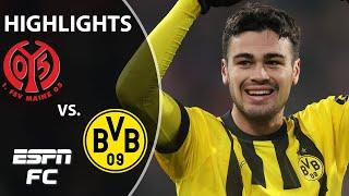  Gio Reyna with another late winner  Mainz vs. Borussia Dortmund | Bundesliga Highlights | ESPN FC