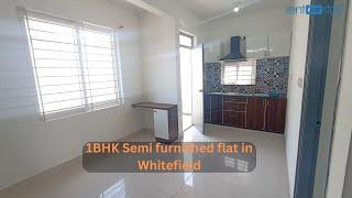 1bhk semi furnished flat in whitefield | Skyblue | RMS