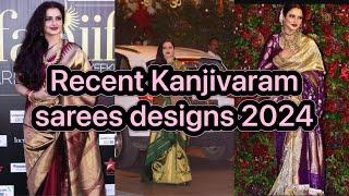 20+ top Kanjivaram sarees collection 2024 | kanjivaram silk sarees designs 2024 #viral