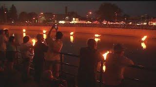 Despite heavy rains, water level of Shenango River won't stop Sharon's 'WaterFire'