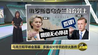 乌克兰和平峰会落幕   多国皆反对普京的停火条件 | 八点最热报 17/06/2024