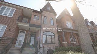 649 Manning Ave • Toronto Houses • J & C Toronto Real Estate Group