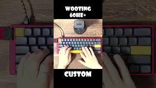 wooting typing sound test #custom #keyboard #shorts #customkeyboard #asmr #gamingkeyboard #soundtest