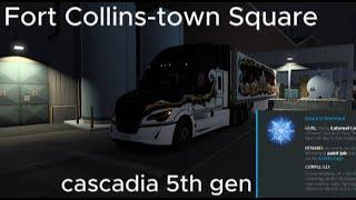 ATS | Freightliner Cascadia (5th gen) Return to Winterland 2024 event | Fort Collins-Town Square