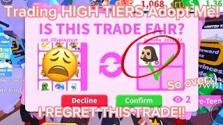 Trading HIGH TIERS! I GOT OWL! Big win! Growing my Inventory! Adopt me Trading 2024!