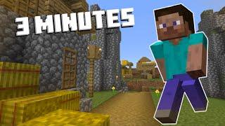 Minecraft Peaceful Beaten in 3 Minutes!