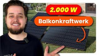 2.000W Balkonkraftwerk mit Speicher  Lohnt es sich 2024? #balkonkraftwerk #solaranlage