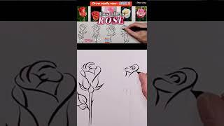 #쉽게 꽃 그리기 #shorts #drawingflowers