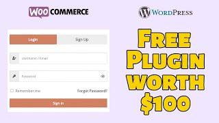 Customize WooCommerce Login & Signup Forms for a Better User Experience. XootiX Free Plugin Tutorial