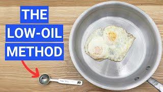 How to Cook Eggs in Stainless Steel With MINIMAL GREASE