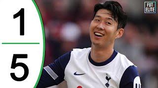 Hearts vs Tottenham Hotspur 1-5 Extended Highlights & Goals 2024