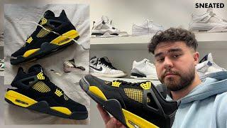 Jordan 4 Thunder REVIEW & UNBOXING  IST DER JORDAN 4 HYPE ZU ENDE?