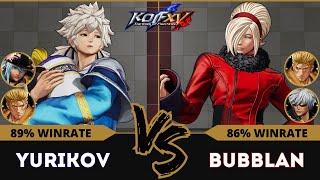 KOFXV⭐YURIKOV (Meitekun/Isla/Ryo) vs BUBBLAN (Ryo/K'/Ash) ⭐Ranked Match 09/24