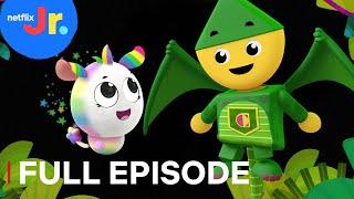 Charlie's Dinosaur Movie Adventure FULL EPISODE  Charlie's Colorforms City | Netflix Jr